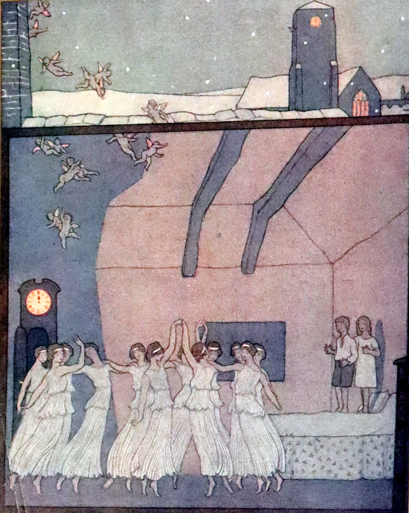 1911 First US Edition - The Blue Bird, A FAIRY Play illustrated by Frederick Cayley Robinson.