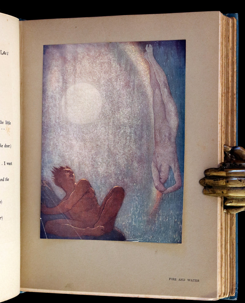1911 First US Edition - The Blue Bird, A FAIRY Play illustrated by Frederick Cayley Robinson.