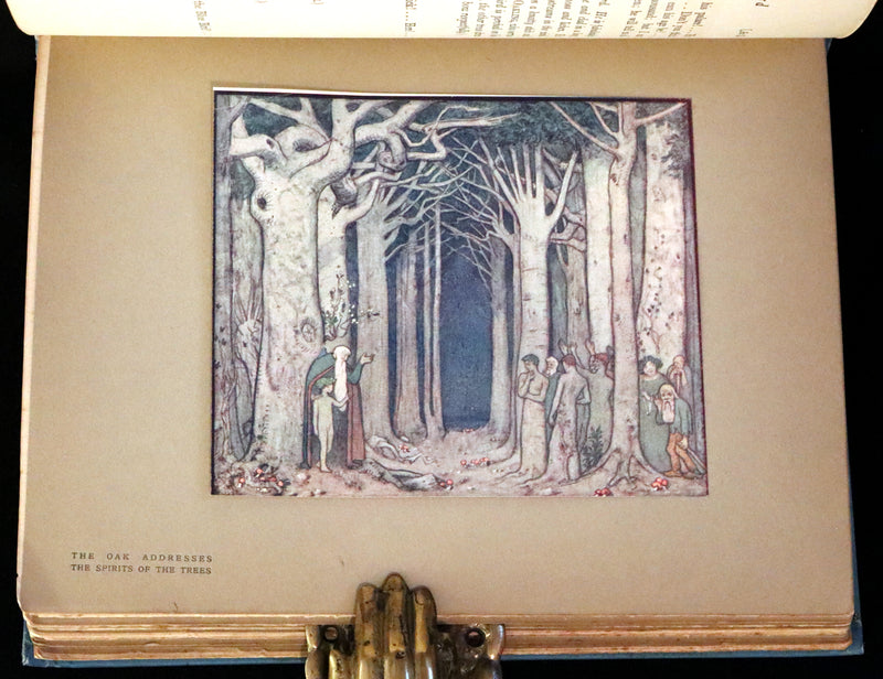 1911 First US Edition - The Blue Bird, A FAIRY Play illustrated by Frederick Cayley Robinson.
