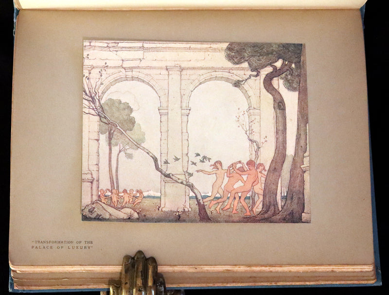 1911 First US Edition - The Blue Bird, A FAIRY Play illustrated by Frederick Cayley Robinson.