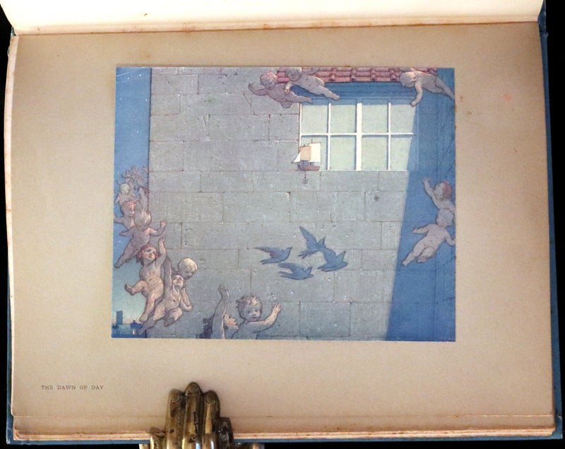 1911 First US Edition - The Blue Bird, A FAIRY Play illustrated by Frederick Cayley Robinson.