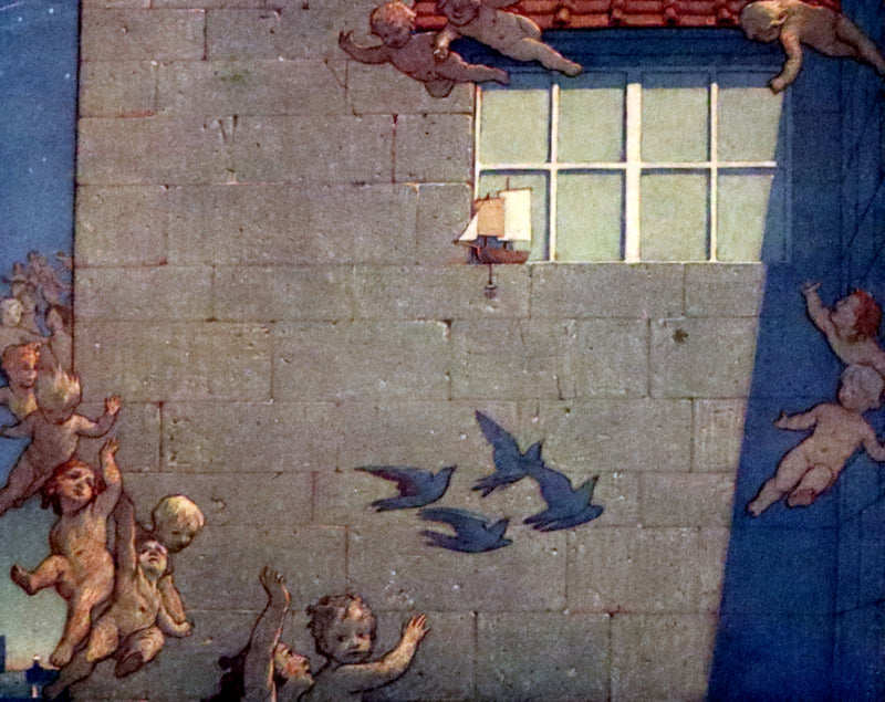 1911 First US Edition - The Blue Bird, A FAIRY Play illustrated by Frederick Cayley Robinson.