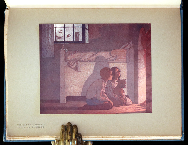 1911 First US Edition - The Blue Bird, A FAIRY Play illustrated by Frederick Cayley Robinson.