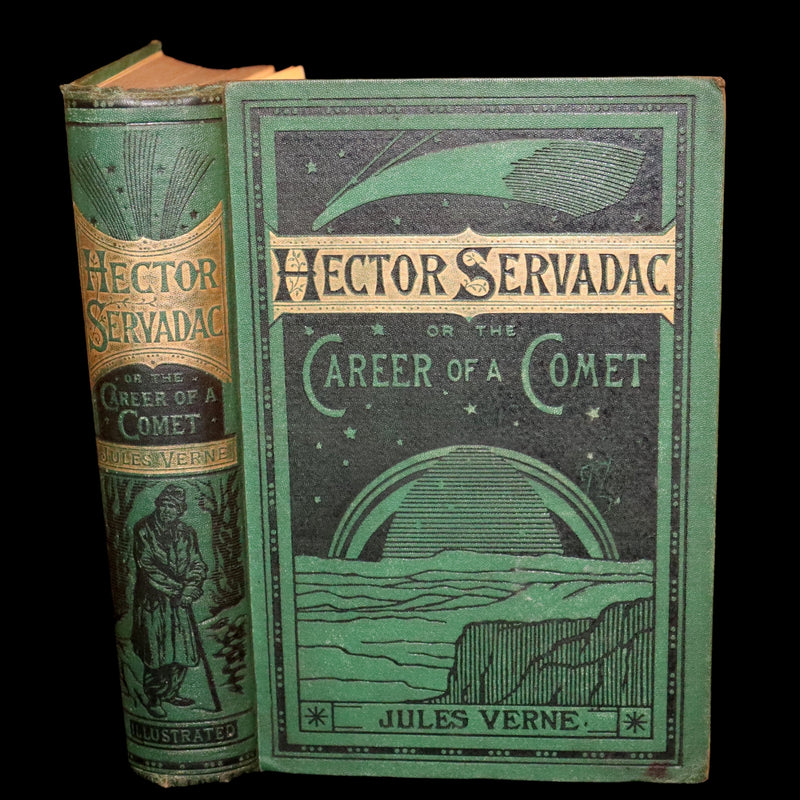 1881 Rare Second Edition - HECTOR SERVADAC or The Career of a COMET by Jules VERNE.