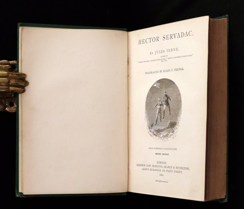 1881 Rare Second Edition - HECTOR SERVADAC or The Career of a COMET by Jules VERNE.