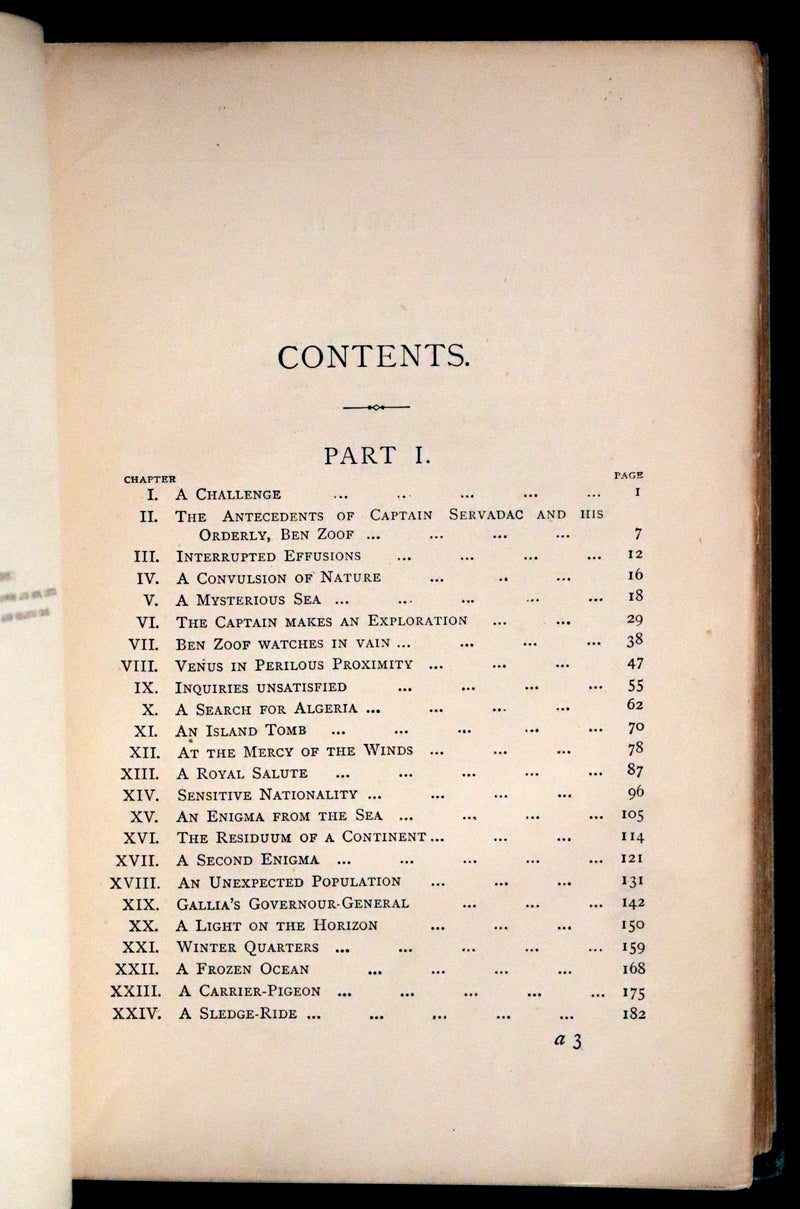 1881 Rare Second Edition - HECTOR SERVADAC or The Career of a COMET by Jules VERNE.