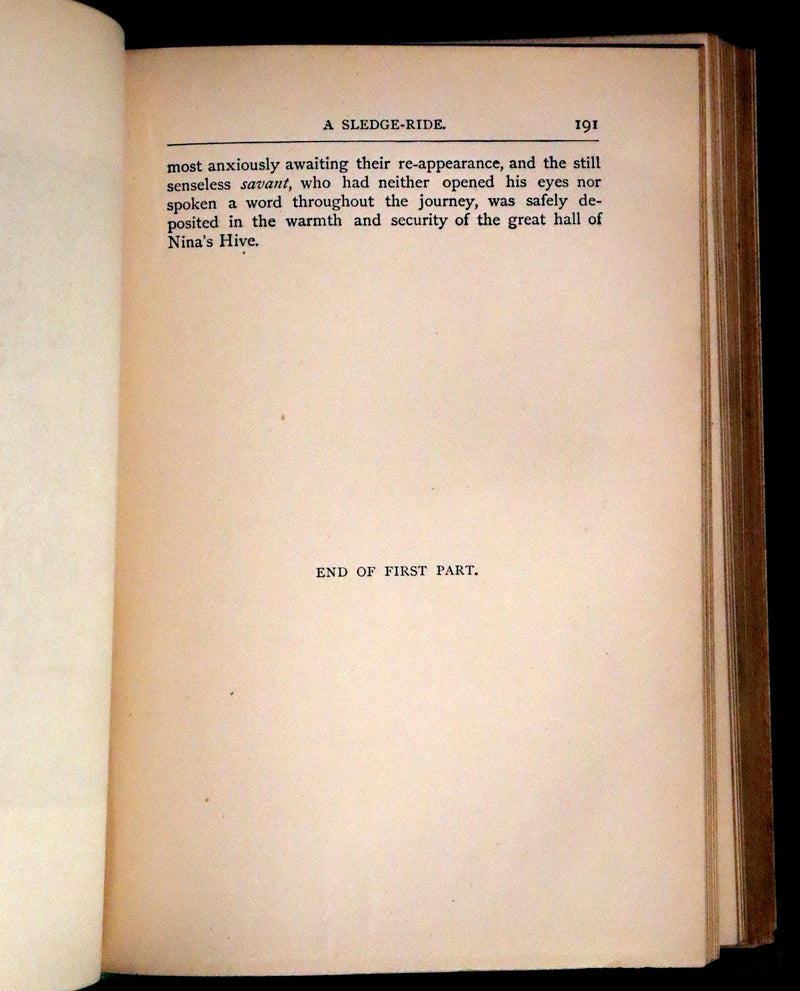 1881 Rare Second Edition - HECTOR SERVADAC or The Career of a COMET by Jules VERNE.