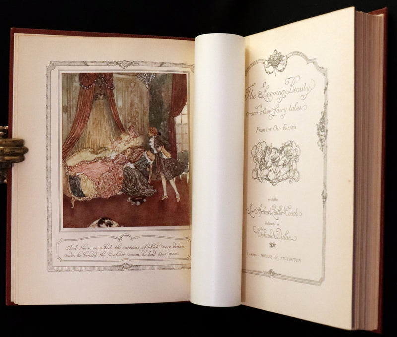 1910 Rare First Edition - Edmund Dulac's Sleeping Beauty and Other Fairy Tales. Illustrated.