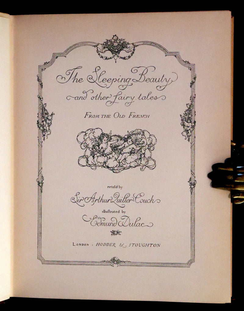 1910 Rare First Edition - Edmund Dulac's Sleeping Beauty and Other Fairy Tales. Illustrated.