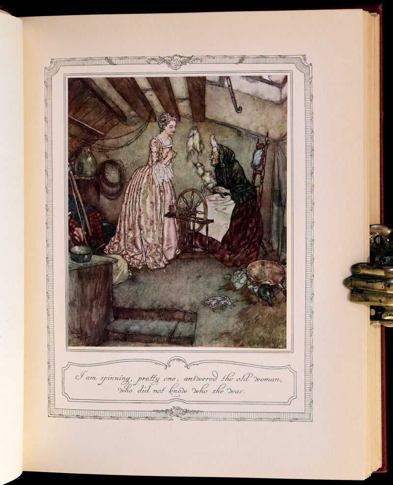 1910 Rare First Edition - Edmund Dulac's Sleeping Beauty and Other Fairy Tales. Illustrated.