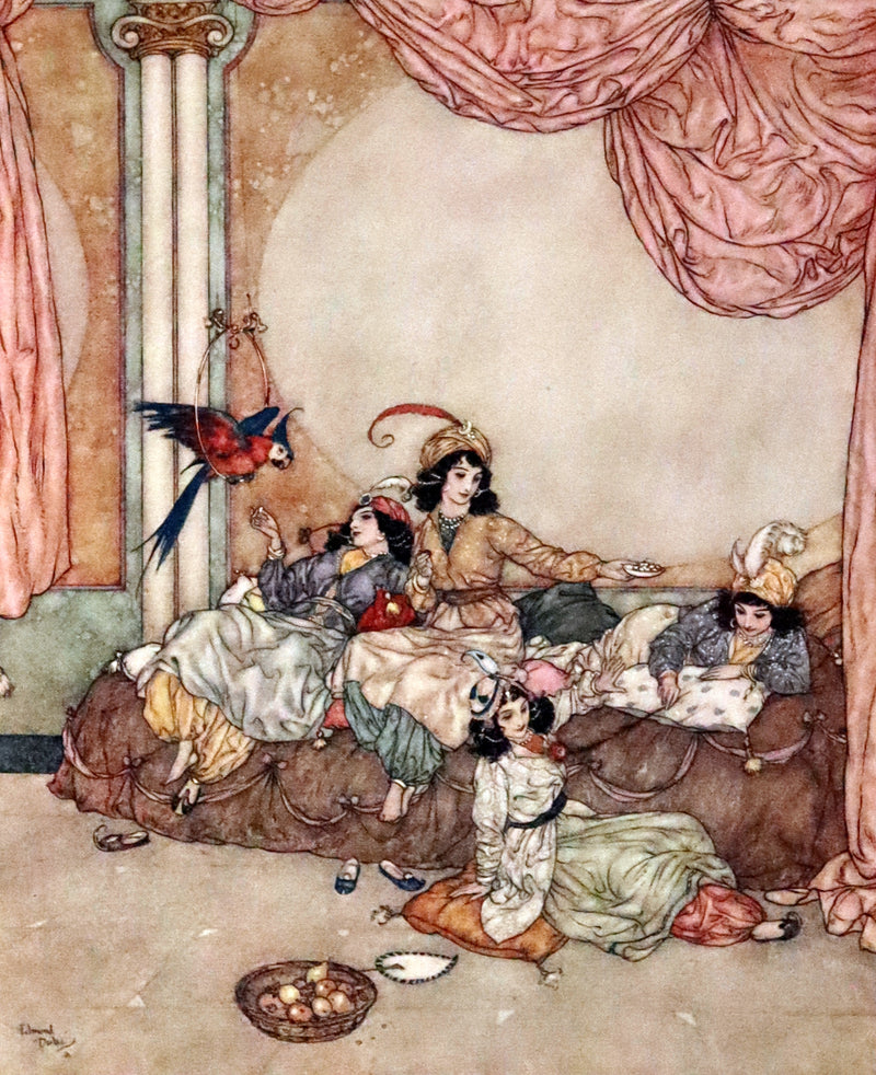 1910 Rare First Edition - Edmund Dulac's Sleeping Beauty and Other Fairy Tales. Illustrated.