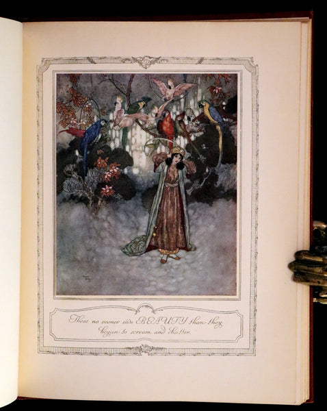 1910 Rare First Edition - EDMUND DULAC'S SLEEPING BEAUTY and Other Fairy Tales. Illustrated.