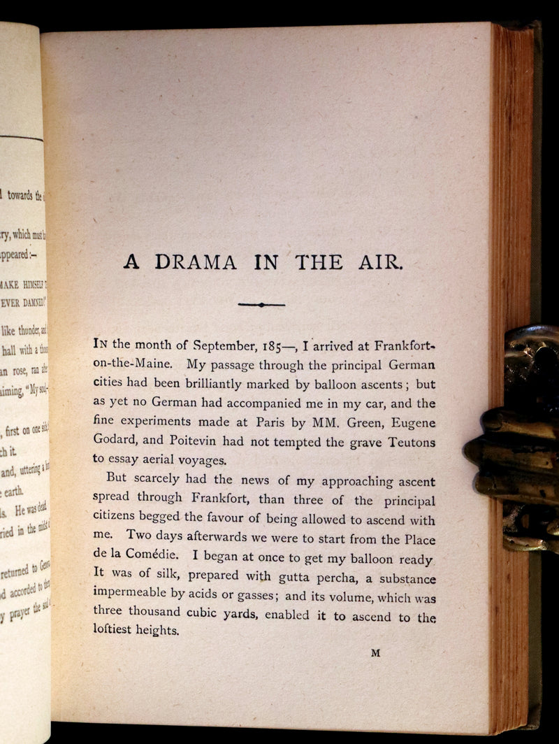 1880 Scarce US Edition - JULES VERNE - A WINTER Amid The ICE, Dr. Ox's Experiment & Other Stories.