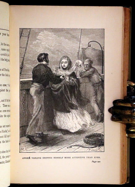 1880 Scarce US Edition - JULES VERNE - A WINTER Amid The ICE, Dr. Ox's Experiment & Other Stories.