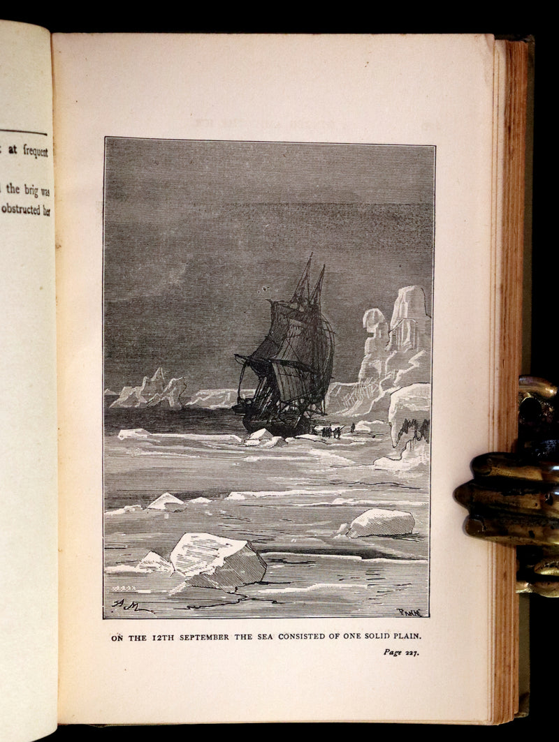 1880 Scarce US Edition - JULES VERNE - A WINTER Amid The ICE, Dr. Ox's Experiment & Other Stories.