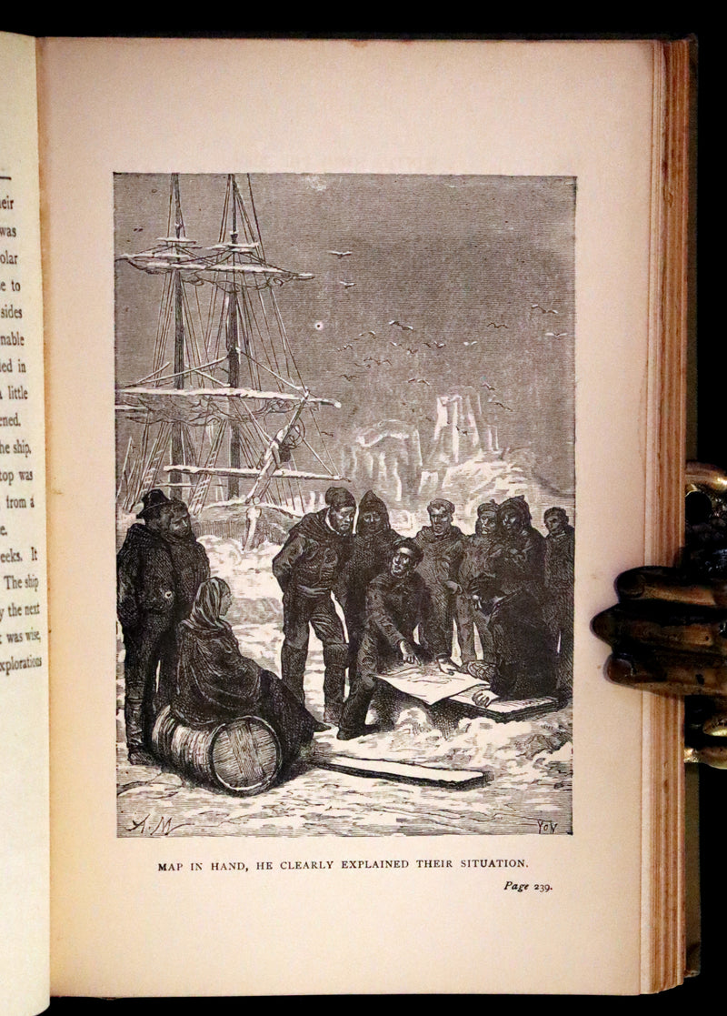 1880 Scarce US Edition - JULES VERNE - A WINTER Amid The ICE, Dr. Ox's Experiment & Other Stories.