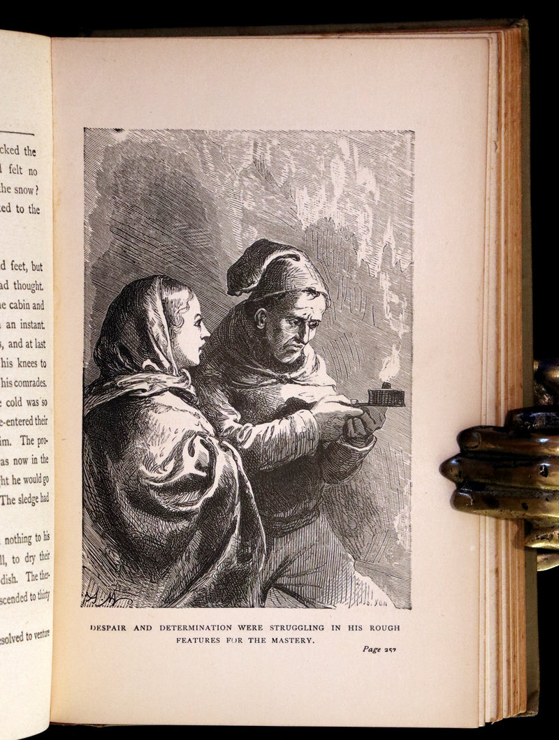 1880 Scarce US Edition - JULES VERNE - A WINTER Amid The ICE, Dr. Ox's Experiment & Other Stories.