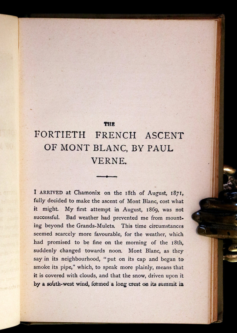 1880 Scarce US Edition - JULES VERNE - A WINTER Amid The ICE, Dr. Ox's Experiment & Other Stories.