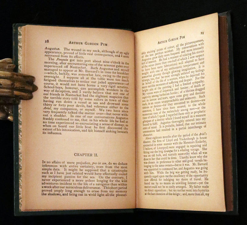 1898 Scarce Victorian Edition - Arthur Gordon Pym & Other Tales by EDGAR ALLAN POE.