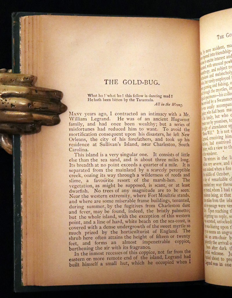 1898 Scarce Victorian Edition - Arthur Gordon Pym & Other Tales by EDGAR ALLAN POE.