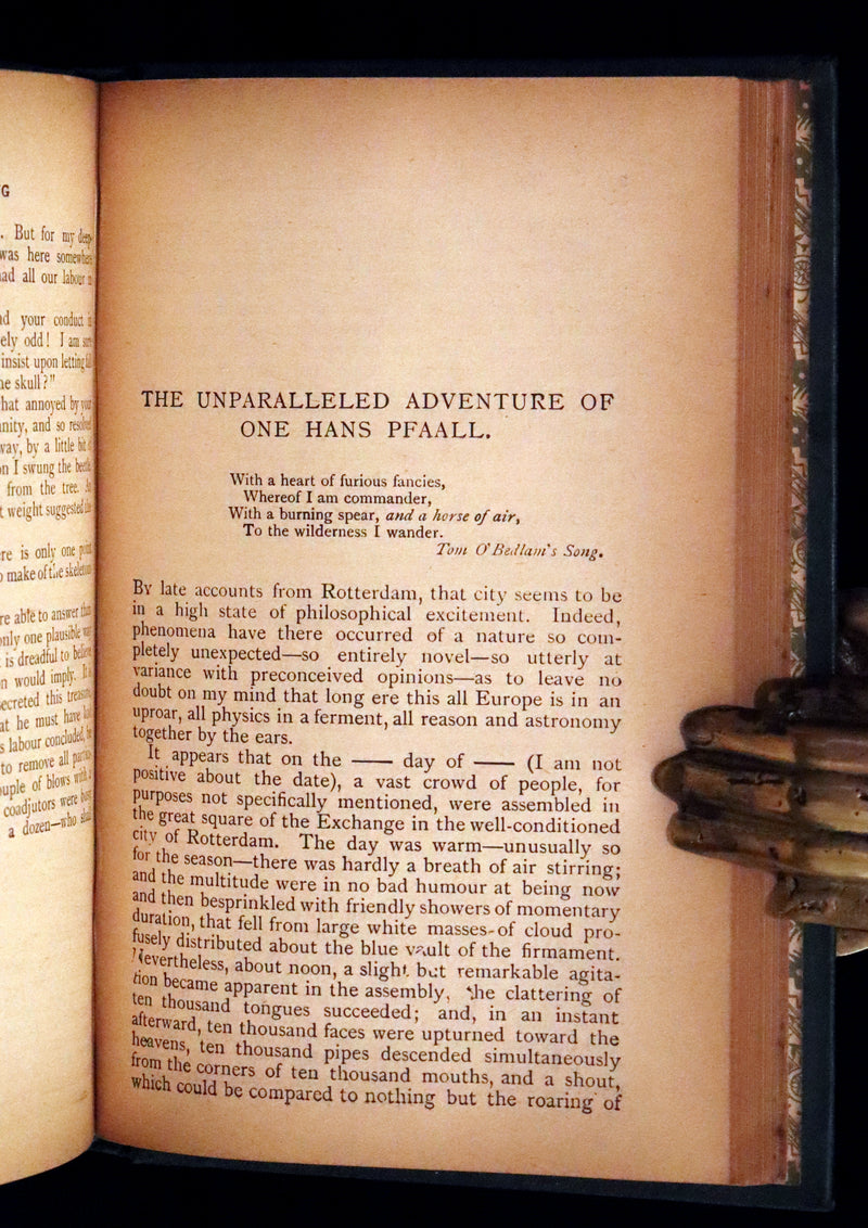 1898 Scarce Victorian Edition - Arthur Gordon Pym & Other Tales by EDGAR ALLAN POE.