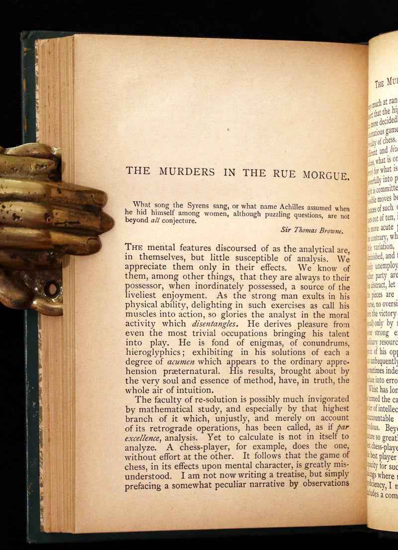 1898 Scarce Victorian Edition - Arthur Gordon Pym & Other Tales by EDGAR ALLAN POE.