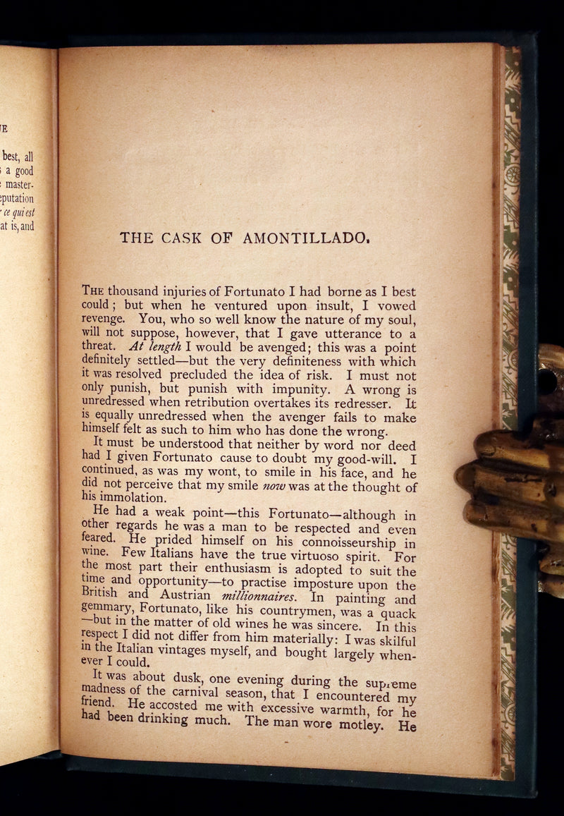 1898 Scarce Victorian Edition - Arthur Gordon Pym & Other Tales by EDGAR ALLAN POE.