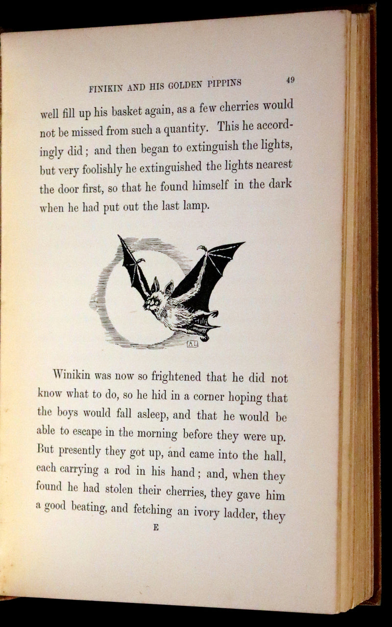 1893 Scarce First Edition - THE WINGED WOLF & Other Fairy Tales by Ha Sheen Kaf Illustrated by Arthur Layard.