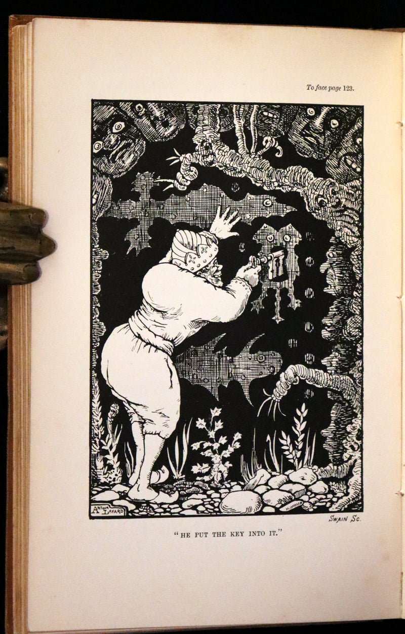 1893 Scarce First Edition - THE WINGED WOLF & Other Fairy Tales by Ha Sheen Kaf Illustrated by Arthur Layard.