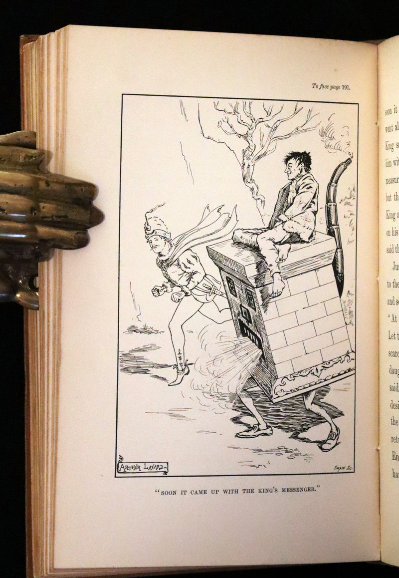 1893 Scarce First Edition - THE WINGED WOLF & Other Fairy Tales by Ha Sheen Kaf Illustrated by Arthur Layard.