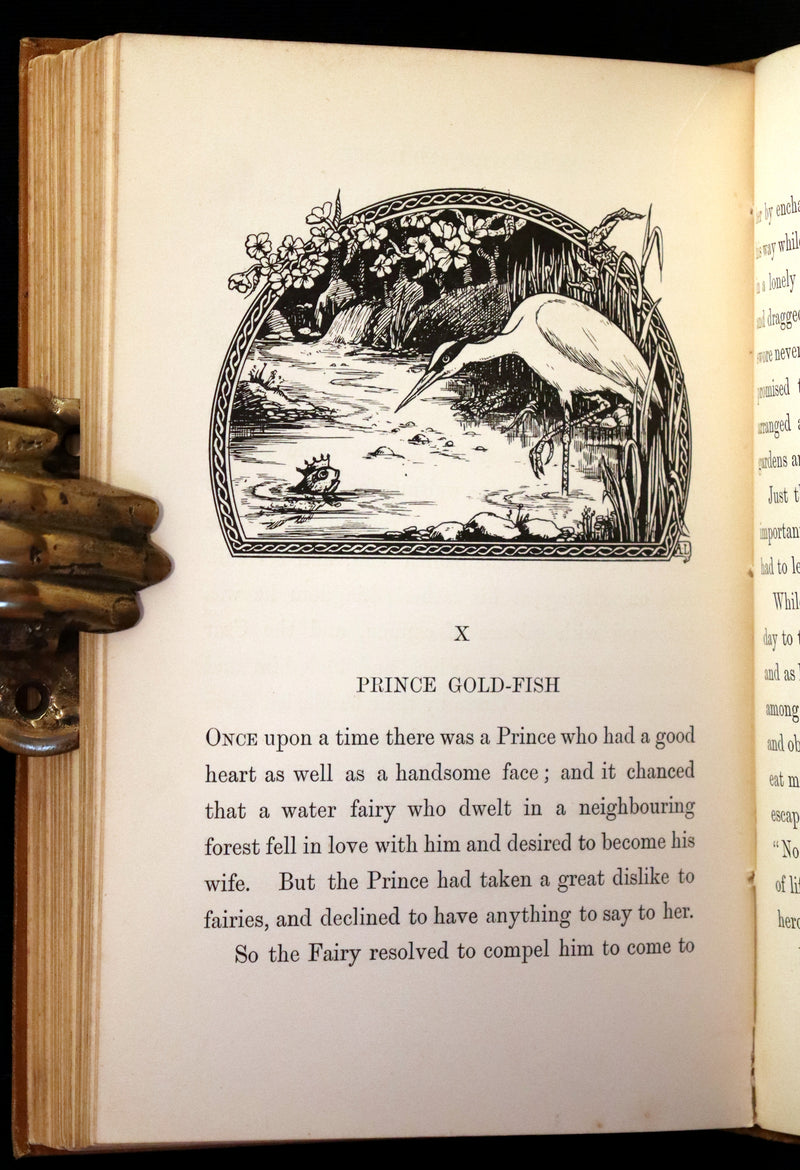 1893 Scarce First Edition - THE WINGED WOLF & Other Fairy Tales by Ha Sheen Kaf Illustrated by Arthur Layard.