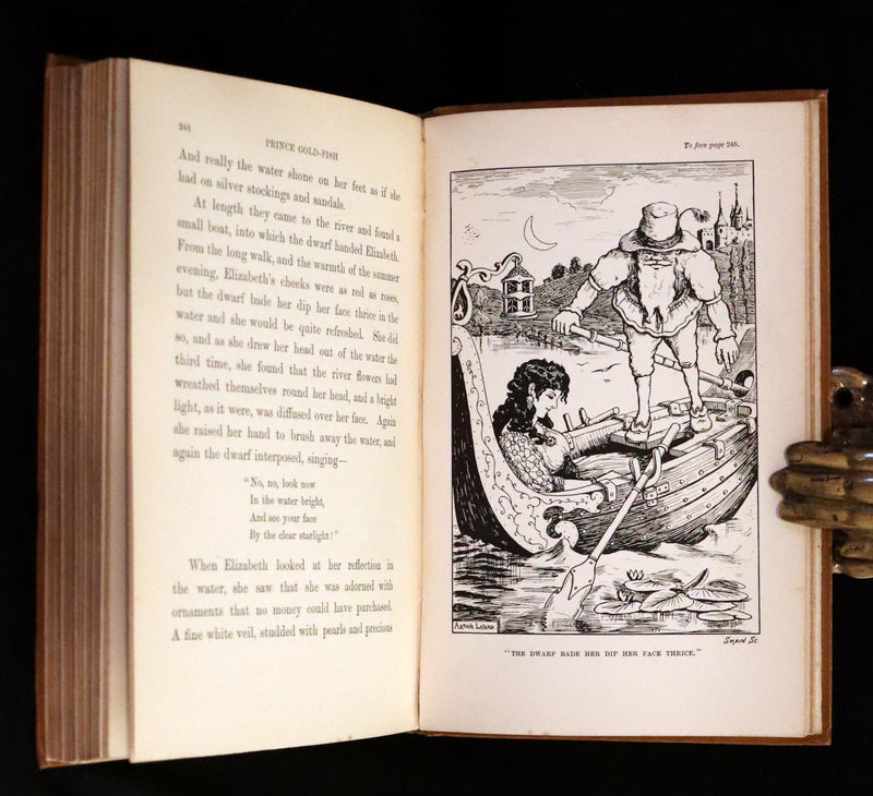 1893 Scarce First Edition - THE WINGED WOLF & Other Fairy Tales by Ha Sheen Kaf Illustrated by Arthur Layard.