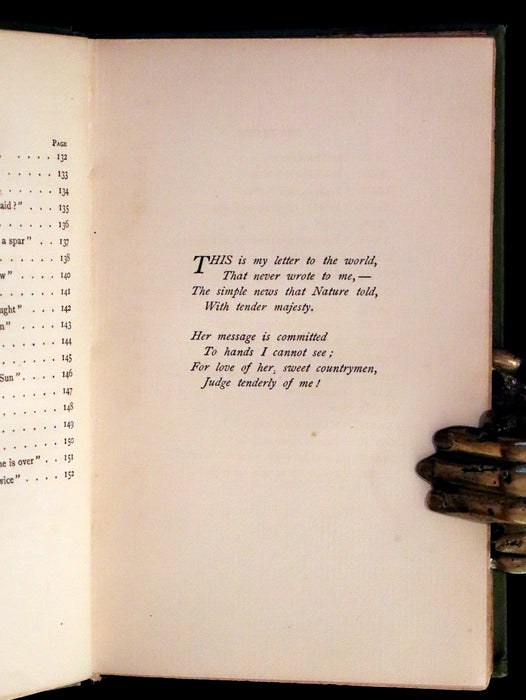 1892 Rare Early Edition - POEMS by EMILY DICKINSON Edited by Two of Her Friends.