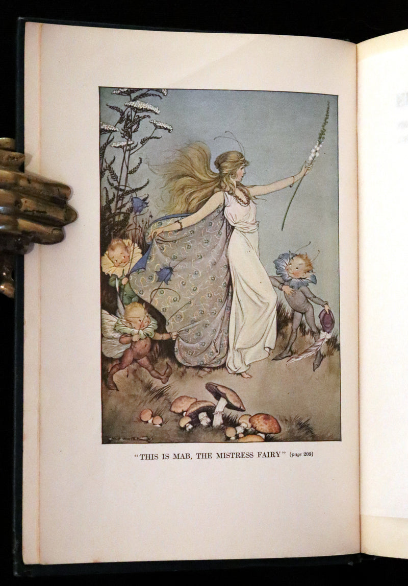 1918 Scarce First Edition - The Book of Elves and Fairies by Frances Jenkins Olcott illustrated by Milo Winter.