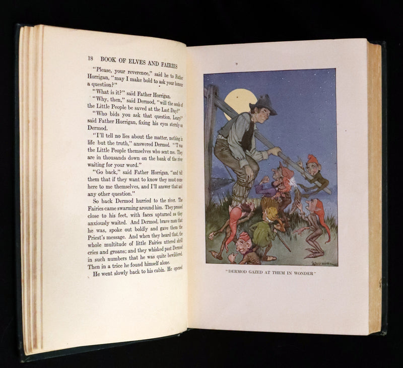 1918 Scarce First Edition - The Book of Elves and Fairies by Frances Jenkins Olcott illustrated by Milo Winter.