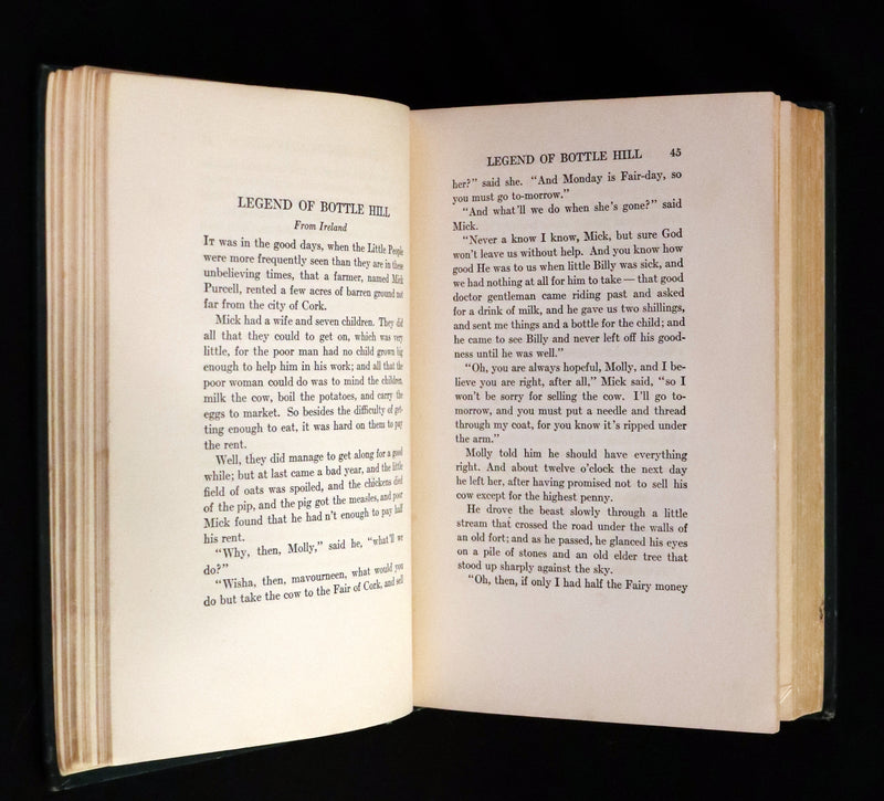 1918 Scarce First Edition - The Book of Elves and Fairies by Frances Jenkins Olcott illustrated by Milo Winter.