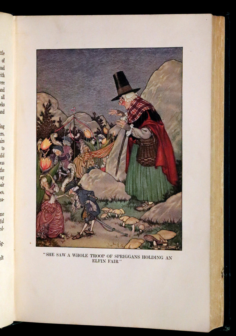 1918 Scarce First Edition - The Book of Elves and Fairies by Frances Jenkins Olcott illustrated by Milo Winter.