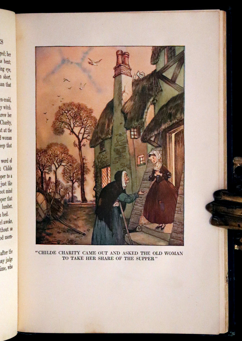 1918 Scarce First Edition - The Book of Elves and Fairies by Frances Jenkins Olcott illustrated by Milo Winter.