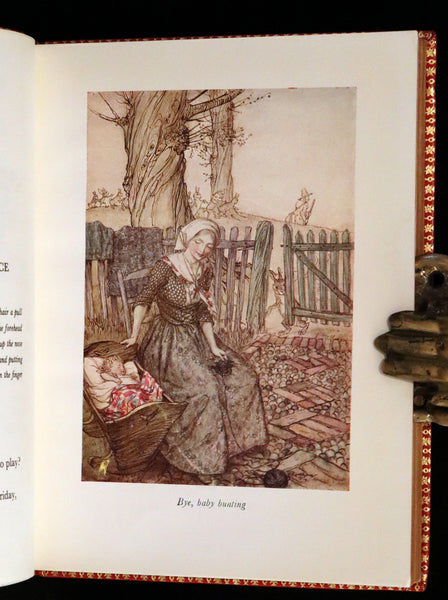 1969 Rare Book beautifully bound by Bayntun - MOTHER GOOSE illustrated by Arthur Rackham.