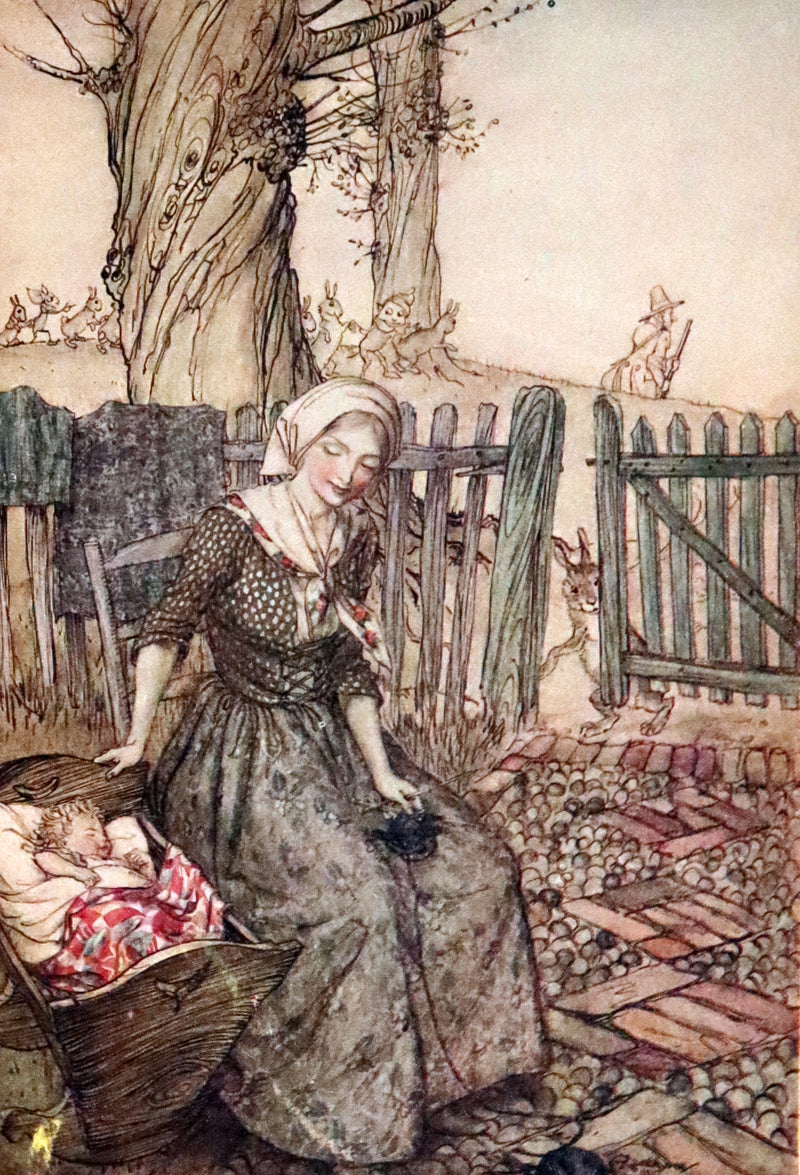 1969 Rare Book beautifully bound by Bayntun - MOTHER GOOSE illustrated by Arthur Rackham.