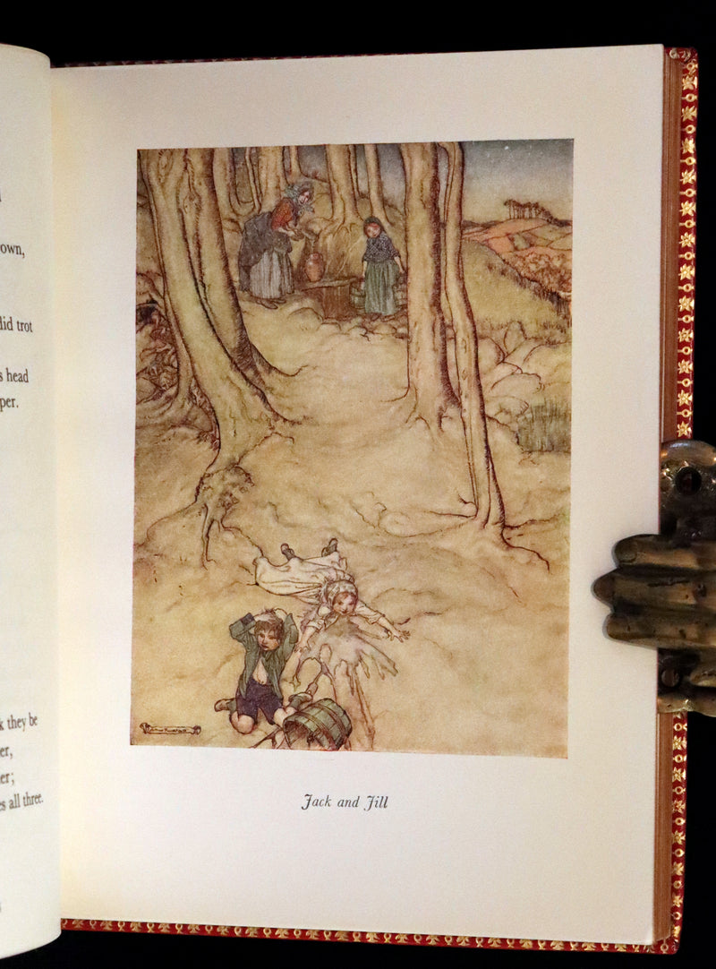 1969 Rare Book beautifully bound by Bayntun - MOTHER GOOSE illustrated by Arthur Rackham.