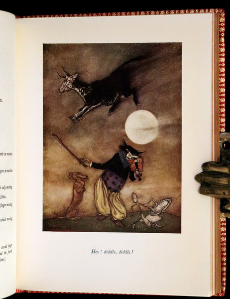 1969 Rare Book beautifully bound by Bayntun - MOTHER GOOSE illustrated by Arthur Rackham.