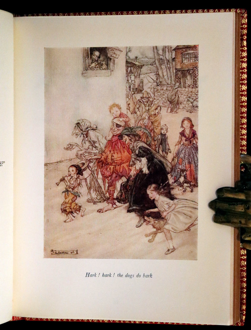 1969 Rare Book beautifully bound by Bayntun - MOTHER GOOSE illustrated by Arthur Rackham.