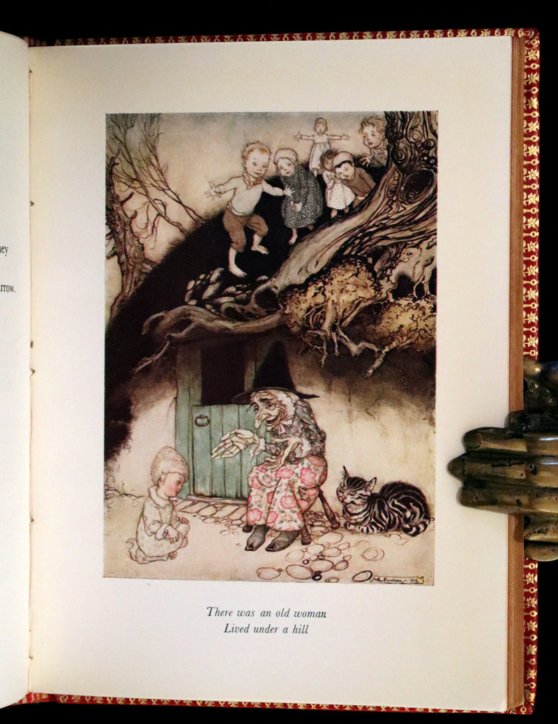1969 Rare Book beautifully bound by Bayntun - MOTHER GOOSE illustrated by Arthur Rackham.