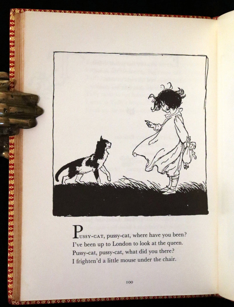 1969 Rare Book beautifully bound by Bayntun - MOTHER GOOSE illustrated by Arthur Rackham.
