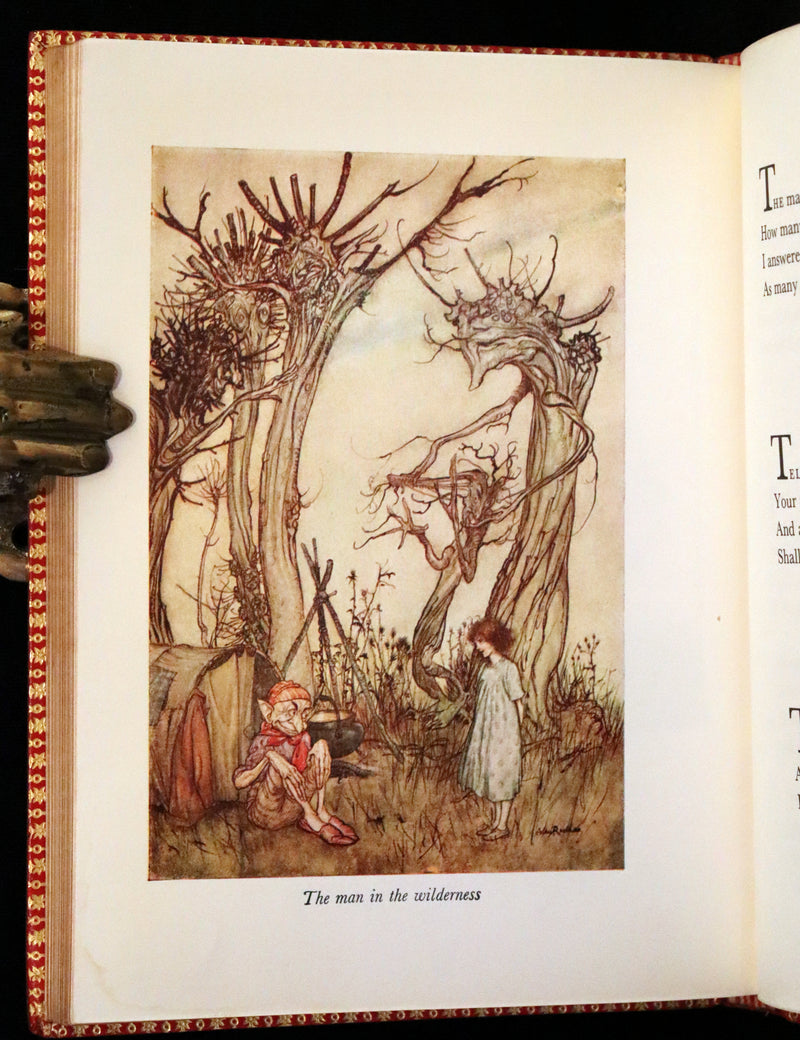 1969 Rare Book beautifully bound by Bayntun - MOTHER GOOSE illustrated by Arthur Rackham.