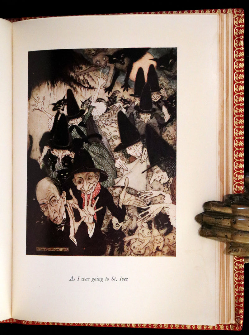 1969 Rare Book beautifully bound by Bayntun - MOTHER GOOSE illustrated by Arthur Rackham.