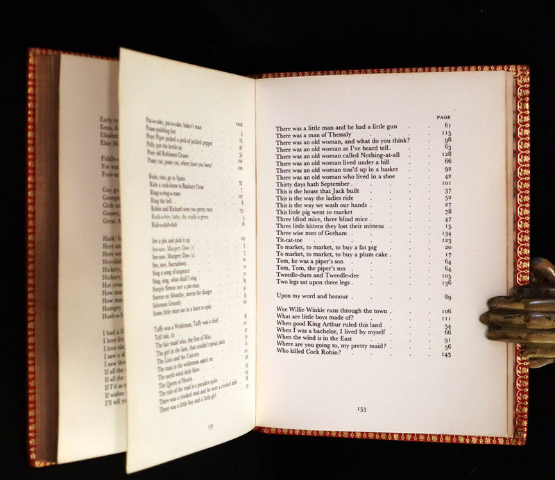 1969 Rare Book beautifully bound by Bayntun - MOTHER GOOSE illustrated by Arthur Rackham.