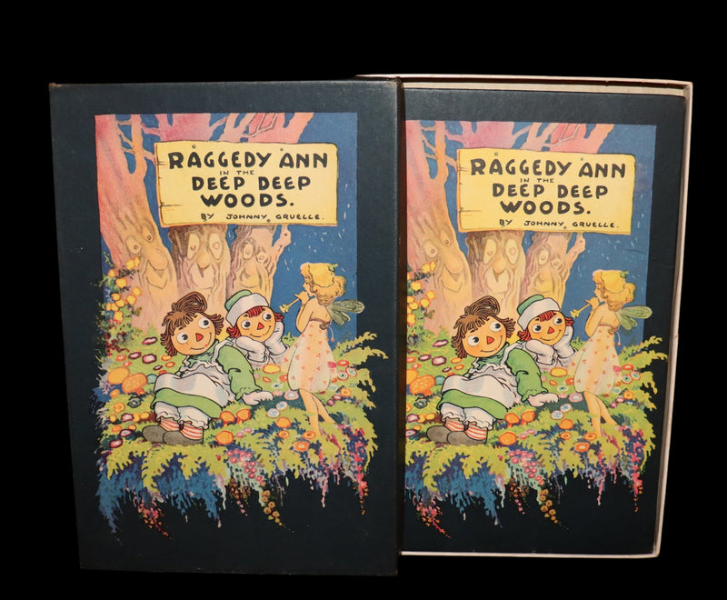 1930 Rare First Edition - RAGGEDY ANN in the DEEP DEEP WOODS in Publisher Box.