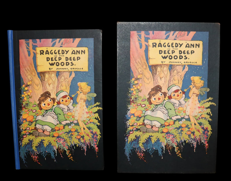 1930 Rare First Edition - RAGGEDY ANN in the DEEP DEEP WOODS in Publisher Box.